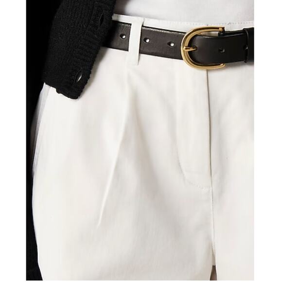 J Crew 9" Pleated Heritage Chino Shorts 2 White NWT CI581 J.Crew Travel Resort - Picture 3 of 5